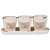 CJ DE CACHEPOTS COM PRATO - 4 PCS - Imagem 1