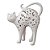 GATO DECORATIVO DE PORCELANA - Imagem 1