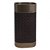 VASO DECORATIVO DE RESINA PRETO E DOURADO - Imagem 1
