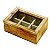 CAIXA DE MADEIRA PARA CHA - Imagem 1