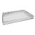 BANDEJA ESPELHADA DE METAL PRATA 40CM X 30CM X 5CM - Imagem 1