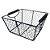 CESTA DE METAL PRETO 31,5CM X 21CM X 15CM - Imagem 1