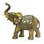 ELEFANTE DECORATIVO DE RESINA 23,5CM X 9,5CM X 21,5CM - Imagem 1