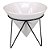 VASO DE CERAMICA COM SUPORTE DE FERRO 19CM X 19CM X 21,5CM - Imagem 1