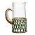 JARRA EM VIDRO E RATTAN 12CM X 24,5CM 2160ML - Imagem 1