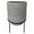 CACHEPOT DE CERAMICA COM SUPORTE DE METAL 21CM X 29CM - Imagem 1