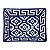 PRATO DE PORCELANA AZUL ESCURO 20CM X 16,5CM X 3CM - Imagem 1