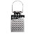 LANTERNA DECORATIVA EM ACO INOX PRATA 13,5CM X 13,5CM X 21CM - Imagem 1
