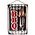 PLACA DECORATIVA DE METAL ONDULADO BBQ 40CM X 30CM X 0,6CM - Imagem 1