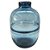 VASO DE VIDRO TRANSPARENTE AZUL - Imagem 1