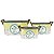 CJ DE CACHEPOTS DE METAL - 3 PCS - Imagem 1