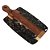 CJ DE TABUAS DE MADEIRA E MARMORE PRETO  2PCS G40CM X 22CM X - Imagem 1