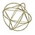 PECA DECORATIVA DE METAL DOURADO - Imagem 1