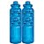 CJ. DE POTES DE VIDRO AZUL - 6 PCS - Imagem 1
