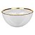 TRAVESSA DE VIDRO COM DOURADO 4 PCS - Imagem 1