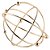 PECA DECORATIVA DE METAL 20,8CM X 20,8CM X 20,8CM - Imagem 1