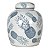 POTE DE PORCELANA AZUL CLARO  ABACAXI 17CM X 18CM - Imagem 1