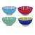 CJ DE BOWLS DE PORCELANA COLORIDO DECORATIVO  4 PCS 15,3CM X - Imagem 1