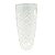 VASO DE CRISTAL REDONDO COM ALTO RELEVO DE LOSANGO COM DETAL - Imagem 1