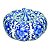 POTE DECORATIVO DE PORCELANA 20,8CM X 20,8CM X 14CM - Imagem 1