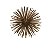 BOLA DECORATIVA EM METAL BRONZE 16CM - Imagem 1