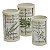 CJ DE CACHEPOTS DE MADEIRA - 3 PCS - Imagem 1