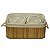 CJ DE CESTOS DE BAMBU  6 PCS GG 44CM X 31CM X 18CM  P 19CM X - Imagem 1
