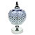 POTE DECORATIVO DE CERAMICA E METAL - Imagem 1