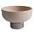 VASO DECORATIVO DE RESINA E METAL 20CM X 20CM X 12,5CM - Imagem 1