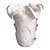 VASO DE VIDRO BRANCO  MURANO 19CM X 24CM - Imagem 1