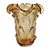 VASO DE VIDRO AMBAR  MURANO 19CM X 24CM - Imagem 1
