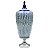 POTE DECORATIVO DE CERAMICA E METAL - Imagem 1