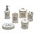 KIT DE BANHEIRO DE PORCELANA  6 PCS - Imagem 1