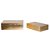 CONJ. DE CAIXAS DE MADEIRA DOURADO  2 PCS G  16,2CM X - Imagem 1