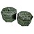 CONJUNTO DE POTES DECORATIVOS DE METAL 2 PCSG 21CM X 21CM X - Imagem 1