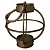 LANTERNA DE METAL COM ALCA DE CORDA 25CM X 11CM X 26,5CM - Imagem 1