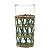 CJ DE COPOS EM VIDRO E RATTAN  6 PCS 7,5CM X 6CM X 15,5CM 45 - Imagem 1