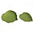 CJ. DE PRATOS DE CERAMICA - FOLHAS - 2 PCS - Imagem 1