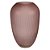 VASO DE VIDRO COM TEXTURA ROSE - Imagem 1