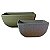 CJ. DE CACHEPOTS DE FIBER CLAY - 2 PCS - Imagem 1