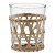 CJ DE COPOS DE VIDRO E RATTAN BEGE 6 PCS 7,5CM X 6CM X 15,5C - Imagem 1
