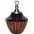 PECA DECORATIVA DE VIDRO AMBAR - 26X26X36 CM - Imagem 1