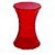 BANQUETA SEAT GARDEN DE ACRILICO VERMELHO 31CM X 31CM X 46,5 - Imagem 1
