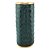 VASO TIPO CROCODILO VERDE E DOURADO 14,5CM X 14,5CM X 30CM - Imagem 1