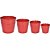 CJ DE CACHEPOTS DE CERAMICA - 4 PCS - Imagem 1