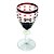 CJ TACAS DE LICOR DE VIDRO VERMELHO  6 PCS 5,8CM X 5,8CM X - Imagem 1