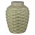 VASO DECORATIVO DE CERAMICA  AREIA 26CM X 33CM - Imagem 1