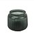VASO EM VIDRO VERDE D22CM X 17CM - Imagem 1