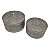 CONJUNTO DE POTES DECORATIVOS DE METAL 2 PCSG 20CM X 20CM X - Imagem 1