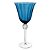 CJ DE TACAS DE VINHO DE VIDRO AZUL  6PCS 10,5CM X 22,5CM - Imagem 1